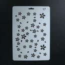 Sakura Pattern Theme Hollow Ruler Template DIY Photo Album Drawing Tool