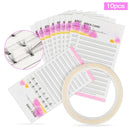 Set of 10 Professional Eyelash Extensions Russian Volume for False Eyelashes