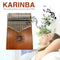17 Keys Mahogany Wood Kalimba Thumb Finger Piano Musical Instrument (Lotus)