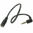90 degree right angled 3.5mm 4 poles Audio Stereo Male to Female Extension