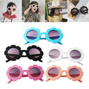 5Pcs Lovely Baby Flower Sunglasses Toddler Soft Plastic Travel Glasses Eyewear