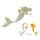 Mermaid Metal Cutting Dies Stencil for DIY Scrapbooking Paper Cards Decor