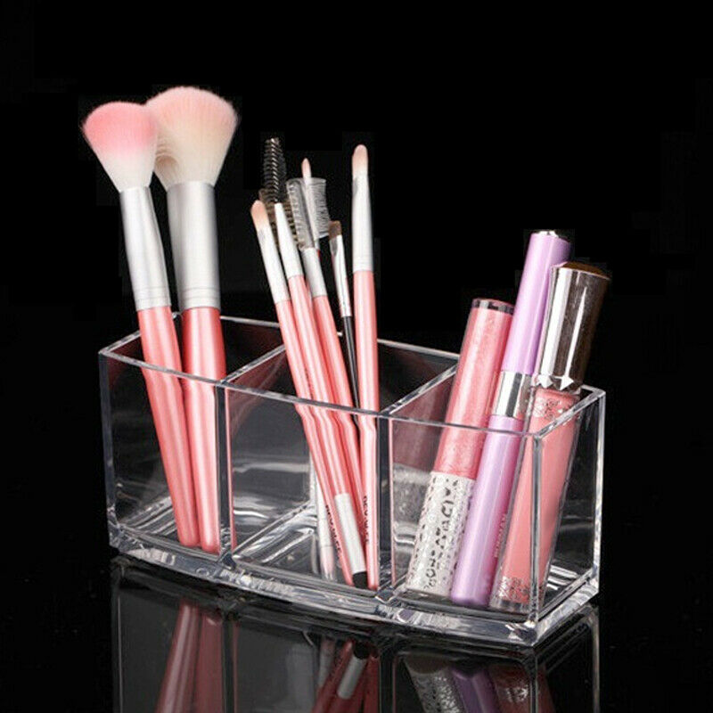 Acrylic Makeup Organizer Cosmetic Holder Makeup Tools Storage Box Brush and R5O6