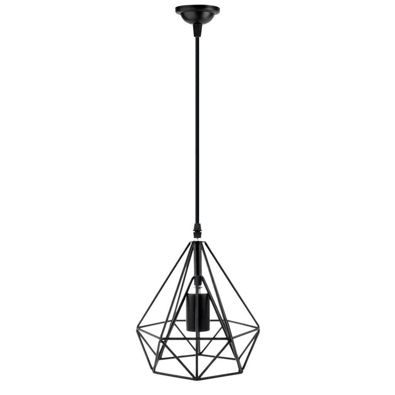 2Pcs Retro Metal Lampshade W/ Cable Bulb