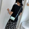 Mini Shoulder Bags Candy Color Purse Women PU Crossbody Handbag (Green)