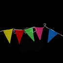 Multicolor Polyester Bunting Banner Double Sided Indoor/ Outdoor Party Deco