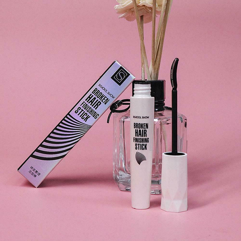 Broken Hair Finishing Stick Natural Plants Long Lasting Anti-Frizz Hair Brush