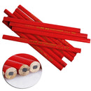 10Pcs 175mm Carpenters Pencils Black Lead For Woodworking Builders Joiners DIY
