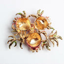Pack of 5pcs Crystal Pomegranate Headpiece Headwear DIY Accessories