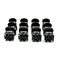 Fashion 12x Women Black Plastic Mini Hairpin 6 Claws Hair Clip Hairclip Clamps