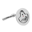316 Stainless Steel Polished Marine Boat RV Handrail/Bathroom Flip Latches