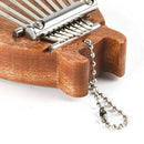 Kalimba 8 Key Mini Portable Thumb Piano Finger Mbire Kids Gift Pendant Keyring