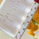 Cute Watermelon Book Reading Light Dormitory Desk Flat Plate Study Lamp  A