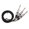 2Pieces 1/4 Inch TRS Stereo To Dual 1/4 Inch TS Mono Y-Splitter Cable