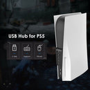 6 in 1 USB Hub with 5 USB A + 1 USB C Ports for PS5 PS5 Digital Edition