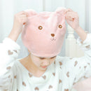 Random Microfiber Hair Turban Quickly Dry Hair Hat Wrapped Towel Bathing Cap BX