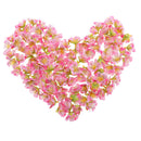 100pcs Artificial Sakura Flowers Flower Heads Craft DIY Wedding Decor Pink