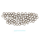 3000pcs 6 Color 2mm Brass Round Crimp End Beads for Jewelry Making DIY Craft
