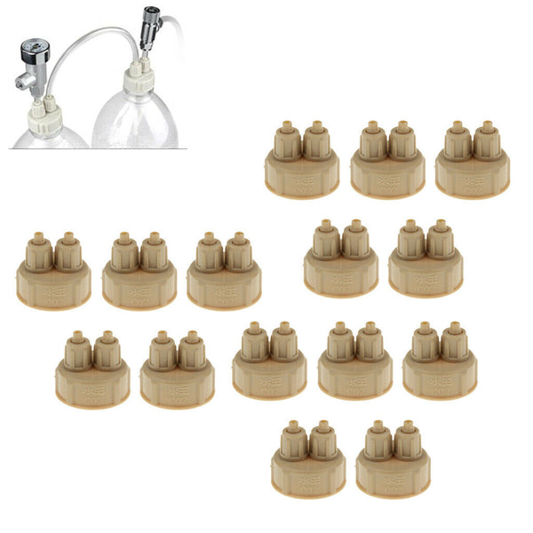 15x Fish Plant Tank Aquarium CO2 Generator Reactor Bottle Cap For Live Plant