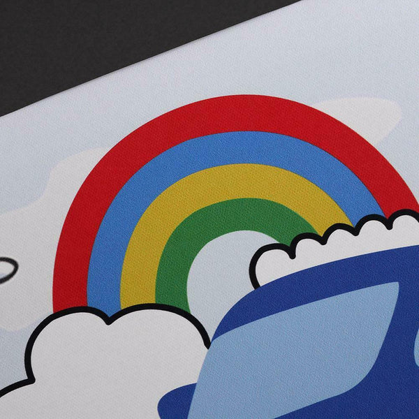 Aviation Children DIY Button Painting Stickers Pictures Kids Handmade Kits #gib