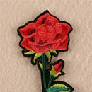 8X Red Rose Flower Embroidery Applique Cloth DIY Sewing & Iron on Patch Badge JR