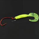 100Pcs Spring Twist Lock Fishing Hook Centering Pin for Soft Lure Bait Worm C R5