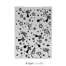 1pc Holiday Fireworks Plastic Embossing Folder For Scrapbook DIY Album Card