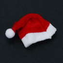 10pcs Mini Santa Hat Cup Bottles Cover Christmas Gift Home Christmas Decor