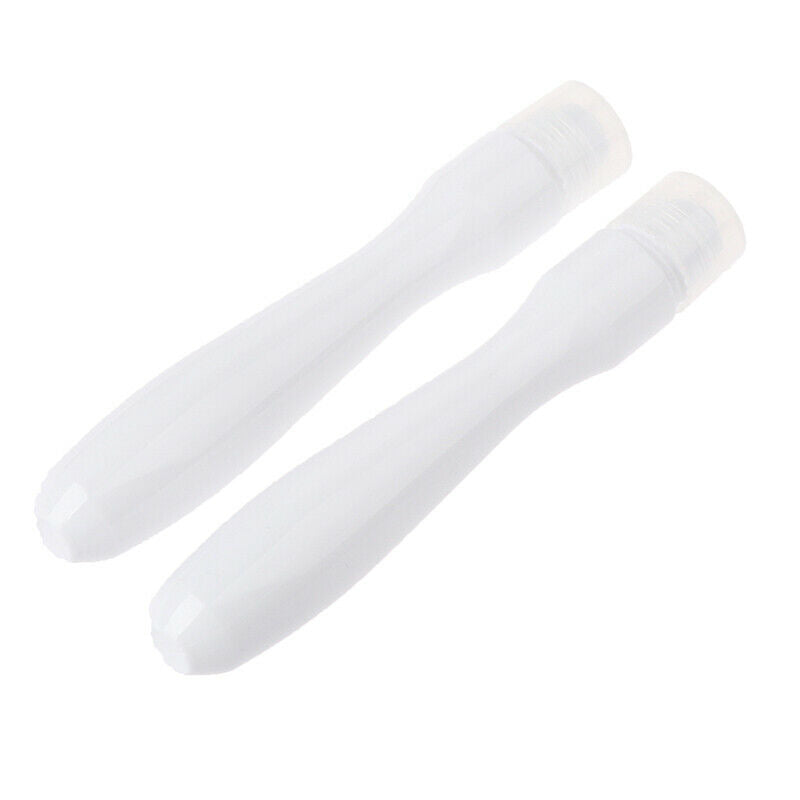 2pcs 15ml White Plastic Roll On Bottles15cc Containers For Essential Oil Hn