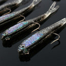 1x 2.2cm Maggot Grub Soft Lure Baits Worms Glow Shrimps Fish Lures Plastic- F8L2