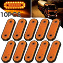 10X LED Side Marker Indicator Lights Lamp Caravan Truck Trailer Lorry