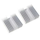 2 Pack Aluminum Radiator Heat Sink Cooling Fin for PC CPU & LED Chip & Power