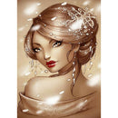 5D DIY Diamond Painting Full Round Drill Women Cross Stitch Embroidery Kits