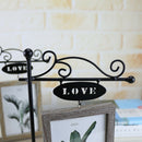European With Hydroponics 6 Inch Hanging Double-Sided Wood Photo Frame Pict Y7G8