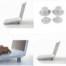 2X Small 2X Big Anti-slip Plastic Notebook Laptop Cooling Pads Stand A ME