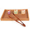 1 Pcs BBQ Tools 26.5cm Wooden Health and Environmental Protection Grilled F