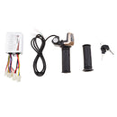 Electric Bike Scooter Motor Brush Speed Controller Grip Throttle  2 24V500W