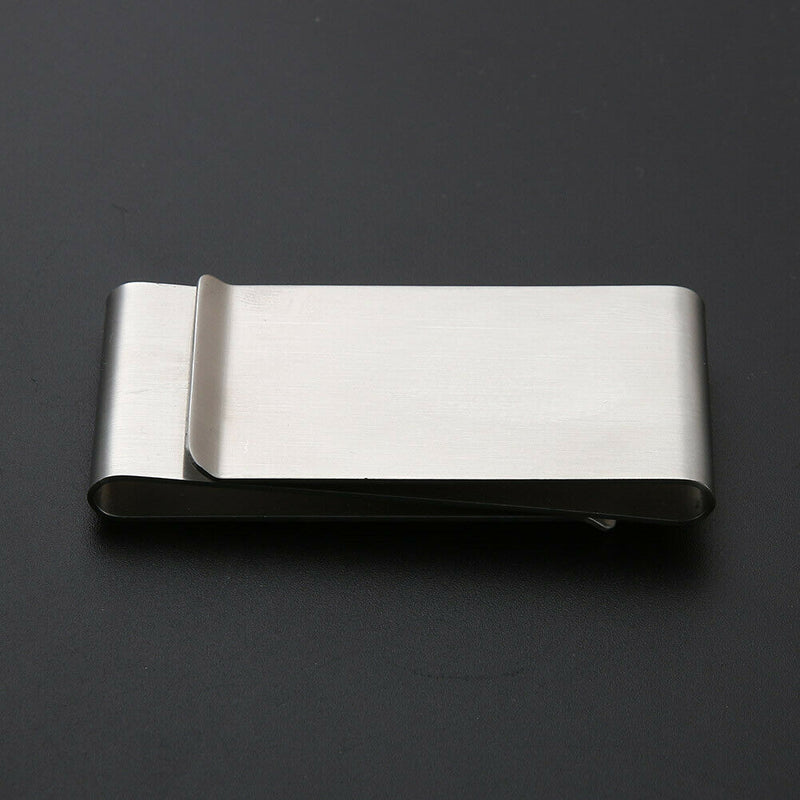 Fashion Stainless Steel Cash Clamp Holder Portable Money Clip Wallet