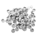 100x Mini Aluminum Tea Light Tins Empty Case Containers for Candle Making