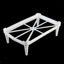 Square Shaped Water Dispenser Stand Holder for Indoor/Outdoor Camping White