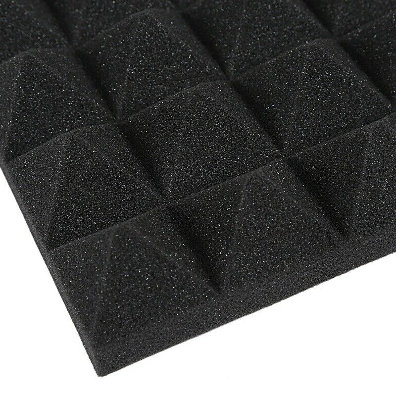 Charcoal Acoustic Foam Tiles Soundproofing Foam Panels Studio Sound Padding
