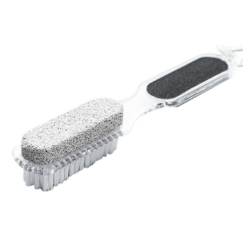 Home Foot Pumice Stone 4 In 1 Stone Dead Skin Remover Brush Pedicure Grindi Q5D1