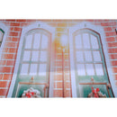 3x5ft Christmas House Retro Vinyl Studio Photo Backdrop Photography