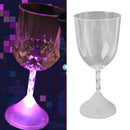 Flashing Wine Glass Colorful Colour Changing,Made From Hard Wearing Acrylic