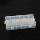 One Box of 50 Plastic Bobbins Floss & Needlecraft Organizer