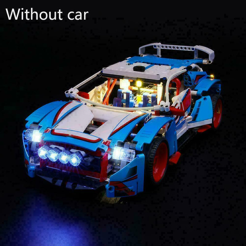 Rally Car Compatible For LEGO Mechanical Group 42077 Lighting Set LED Light O3O7