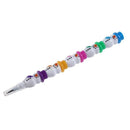 4Pcs Stackable Snowman Crayons And Pencils N9H8