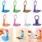 Foldable Cell Phone Charging Rack Holder Wall Charger Adapter Hanger Shelf  Z