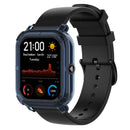 Half Pack TPU Case Cover Shell for Amazfit GTS Smartwatch (Clear Blue) A