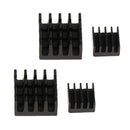 4Pack Black Aluminum Heat Sink Cooling HeatSink Radiator For Raspberry Pi
